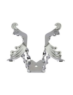 Butterfly 3D Wing Steering Wheel Chrome.